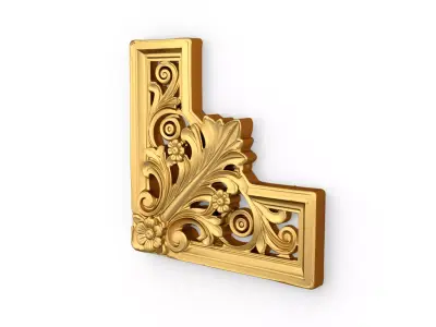 Decorative Classic Corner Element 02 3D print model