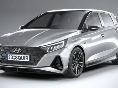 Hyundai i20 N-line 2021 3D model