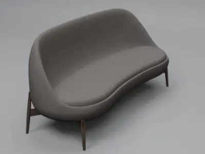 Minotti Sendai Sofa 3D model