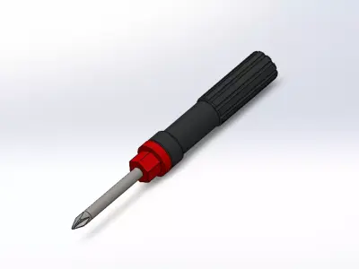 Screwdriver assembly including Torque anslysis  3D model