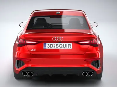 Audi S3 Sedan 2021 3D model