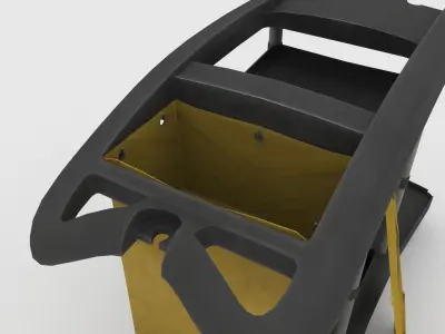 Janitor Equipment Low-poly 3D model