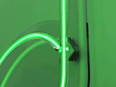 Music Note 3 - Neon Sign 3D model