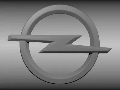 Opel logo 3D model