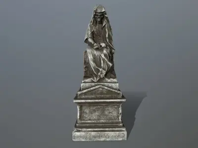 statue Low-poly 3D model order