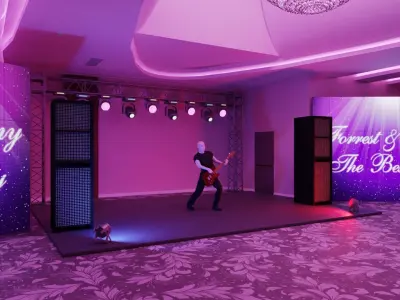 Almaty Solis banquet hall 3D model