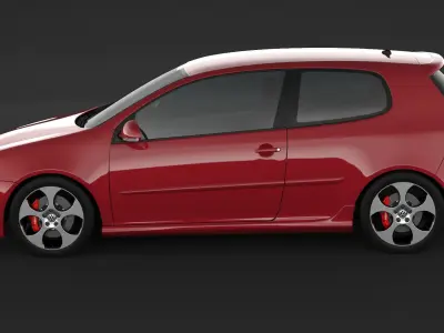 Volkswagen Golf GTI 3D model