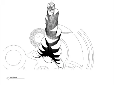 Burj Khalifa Revit  3D model