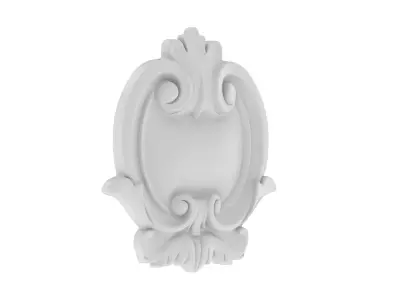 Cartouche Ornament 031 3D model