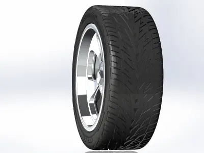 Custom wheels Billet Vintec SLD89 for your scale model 3D print model