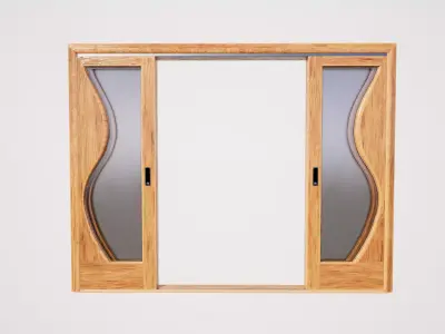 Sliding door 06 3D model