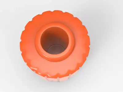 Eggo Plant Pot Low-poly 3D model