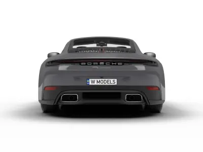 Porsche 911 Carrera 2025 3d model  3D model