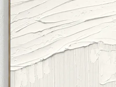 Plaster Two Photo Frame 263 Low-poly 3D model