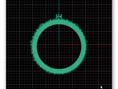 floral eternity jewelry ring 3D print model