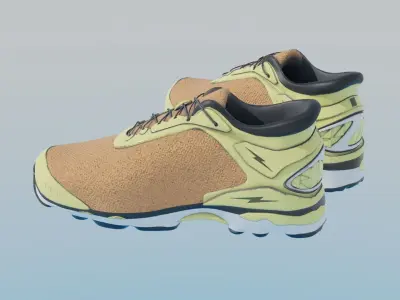Footwear - Sports Style Low-poly 3D model