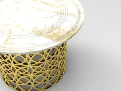 Nergo Side Table 3D model