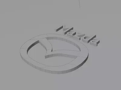 mazda 3d logo 3D model