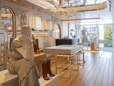 Fashion Shop Model  3D model