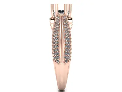 Jewelry Diamond Ring 3D Print Model 3D print model 12