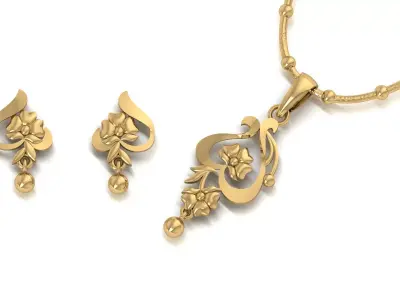 Pendant Necklace  3D print model purchase