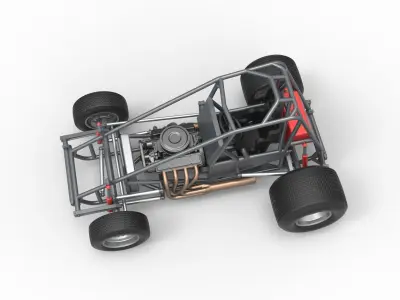 Super rod Base Scale 1 to 25 3D print model