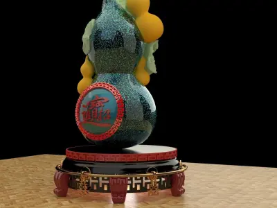 Chinese  gourd  3D model