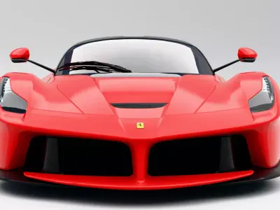 Ferrari LaFerrari Low-poly 3D model