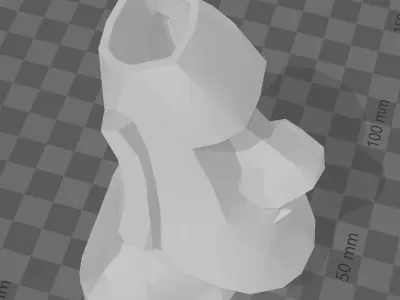 Moai pen HOLDER Free 3D print model