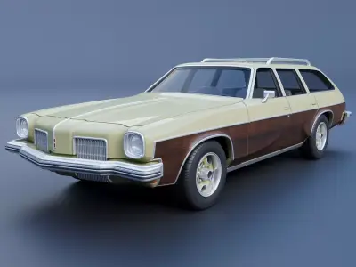 Oldsmobile Vista Cruiser 1973 3D print model