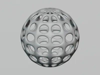 Sphere ball print model 3D print model