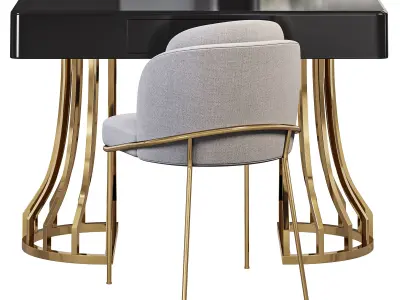 Designer Desk LaLume PS00104  3D model