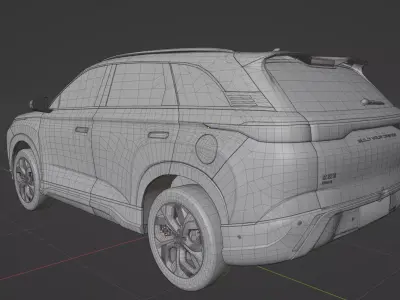 BYD Frigate 07 2023  low poly 3D model