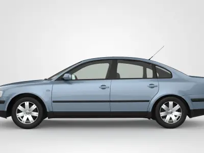 Volkswagen Passat B5 1997 3D model