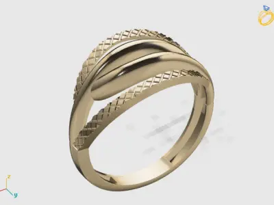 Women Plain Ring STL Models Womens Ring 3dmodels 3D print model 3D print model shop