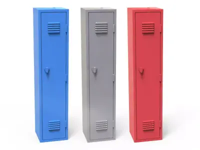 Locker metal lockers 3D print model
