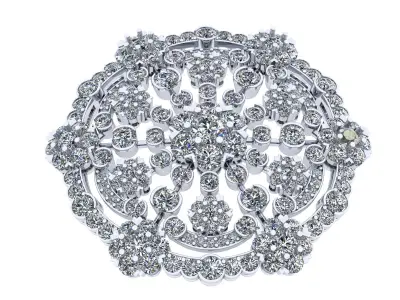 SnowFlake VCA Pendant 3D print model