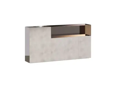 36e8 Glass Sideboard 07 3D model