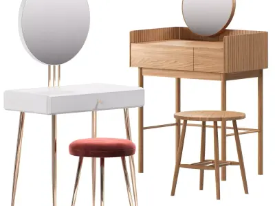 La Redoute Dressing Tables Set 3 3D model