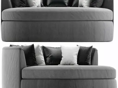 Laurel Foundry Modern Farmhouse Marta Barrel Chair 3d model Low-poly 3D model