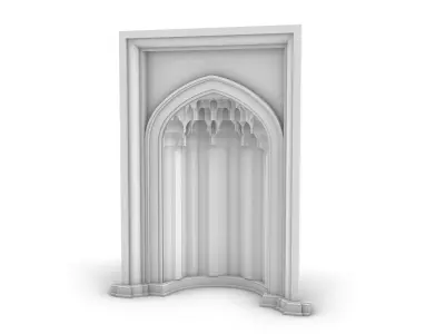 Muqarnas Model in Mihrab Mosque  3D model