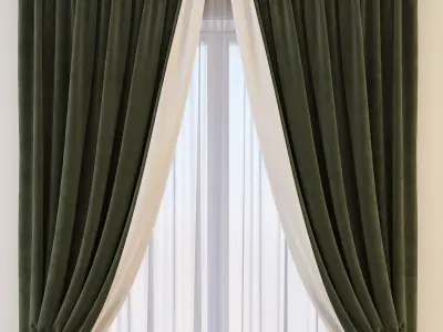 Set 29 Curtains 3D model