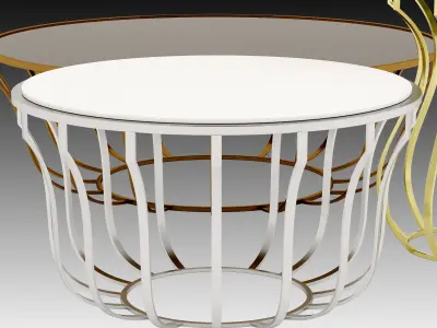 Baxter Jules Small Table 3D model