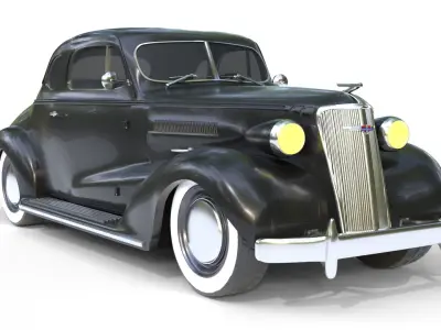 Chevrolet Coupe 1937 3D model