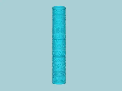 Texture Roll 30 Mexican Negative - Fondant Decoration Maker 3D print model