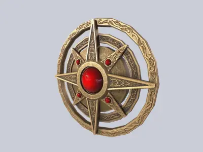 Pendant Low-poly 3D model purchase