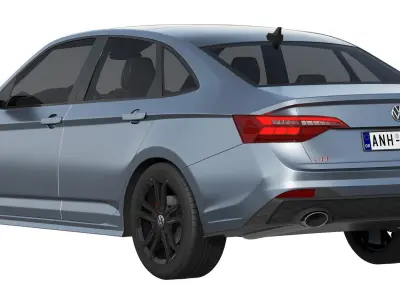 Volkswagen Jetta GLI 2022 3D model