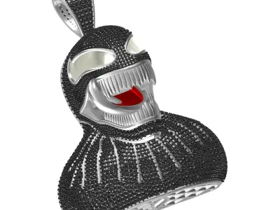 Venom Pendants Hip Hop 3D print model