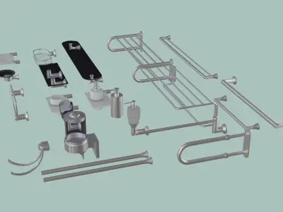 Bath Accessories 3D model