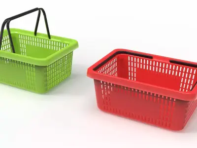 BASKET 04 Low-poly 3D model